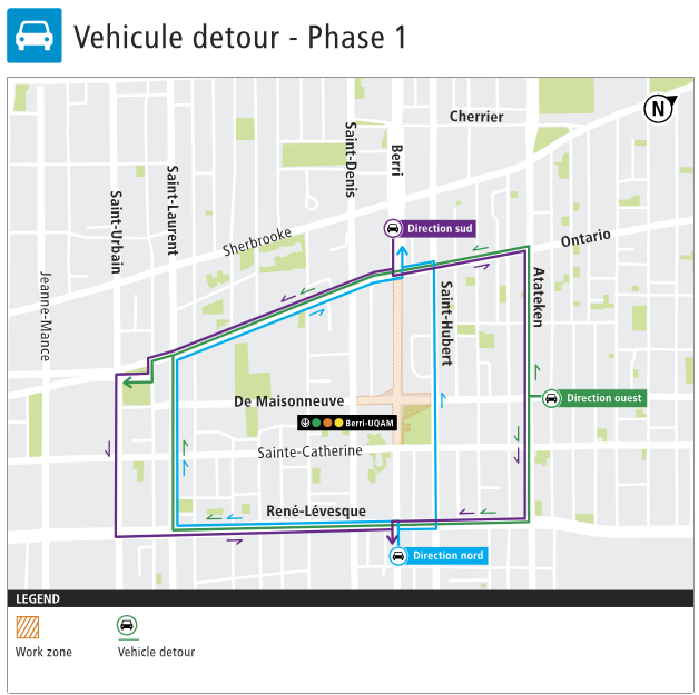 Important Notice – Major Work at Montreal Bus Station Carte Gare Mtl